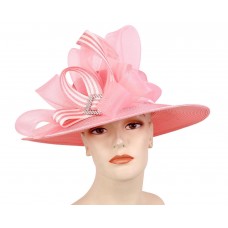 Mujer&apos;s Church Hat  Derby hat  Pink/White  Black/White  1520  eb-34819224